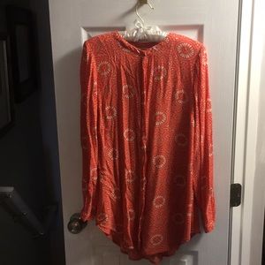 Lucky brand long sleeve top size S